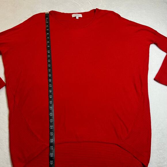 Jaye.e Crewneck Cashmere Blend Drop Shoulder Oversized Tunic Sweater Size Small - Picture 8 of 9
